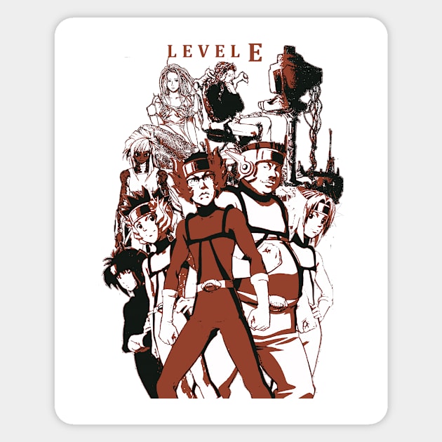 Level E Color rangers Sticker by Blow.indumentaria